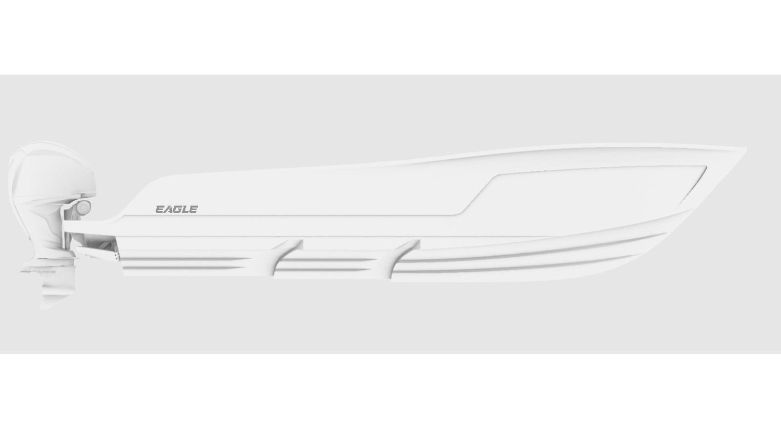 Profile view highlighting the Eagle 25's perfect proportions.